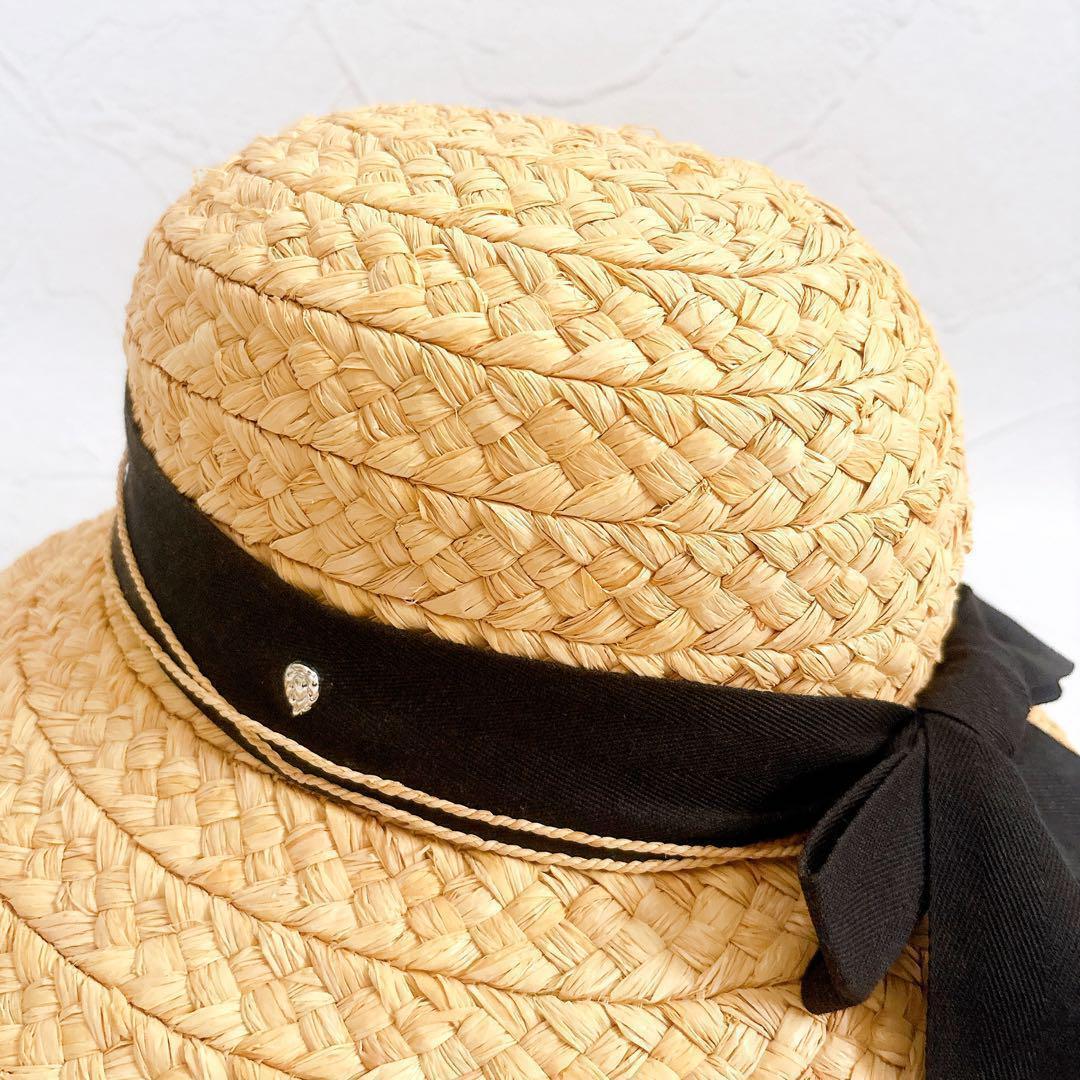 HELEN KAMINSKI ラフィアハット Classic 5 帽子 リボン
