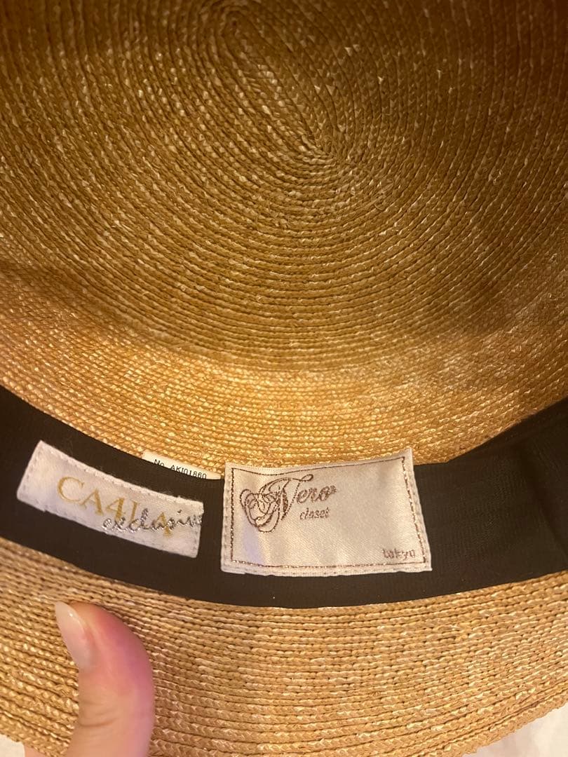 CA4LA Nero Ｍagazine コラボ　カンカン帽