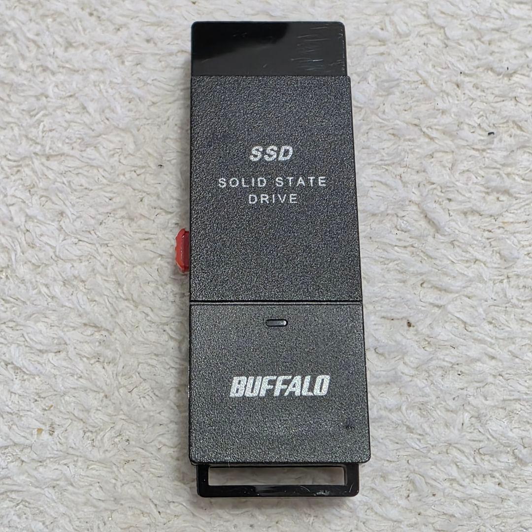 BUFFALO ポータブルSSD USB接続 SSD-PUT1.0U3-BKA