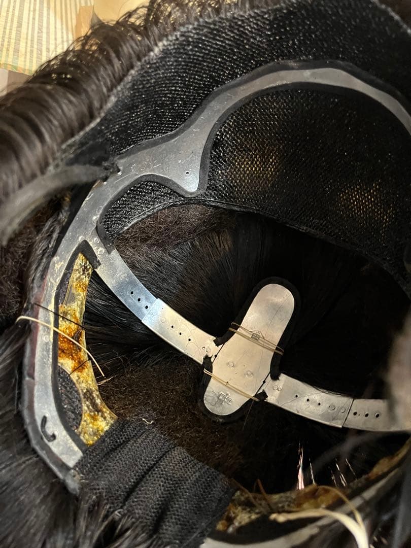 日本髪　かつら　大衆演劇　つぶし島田　芸者　芸妓　M -Lサイズ 日本舞踊