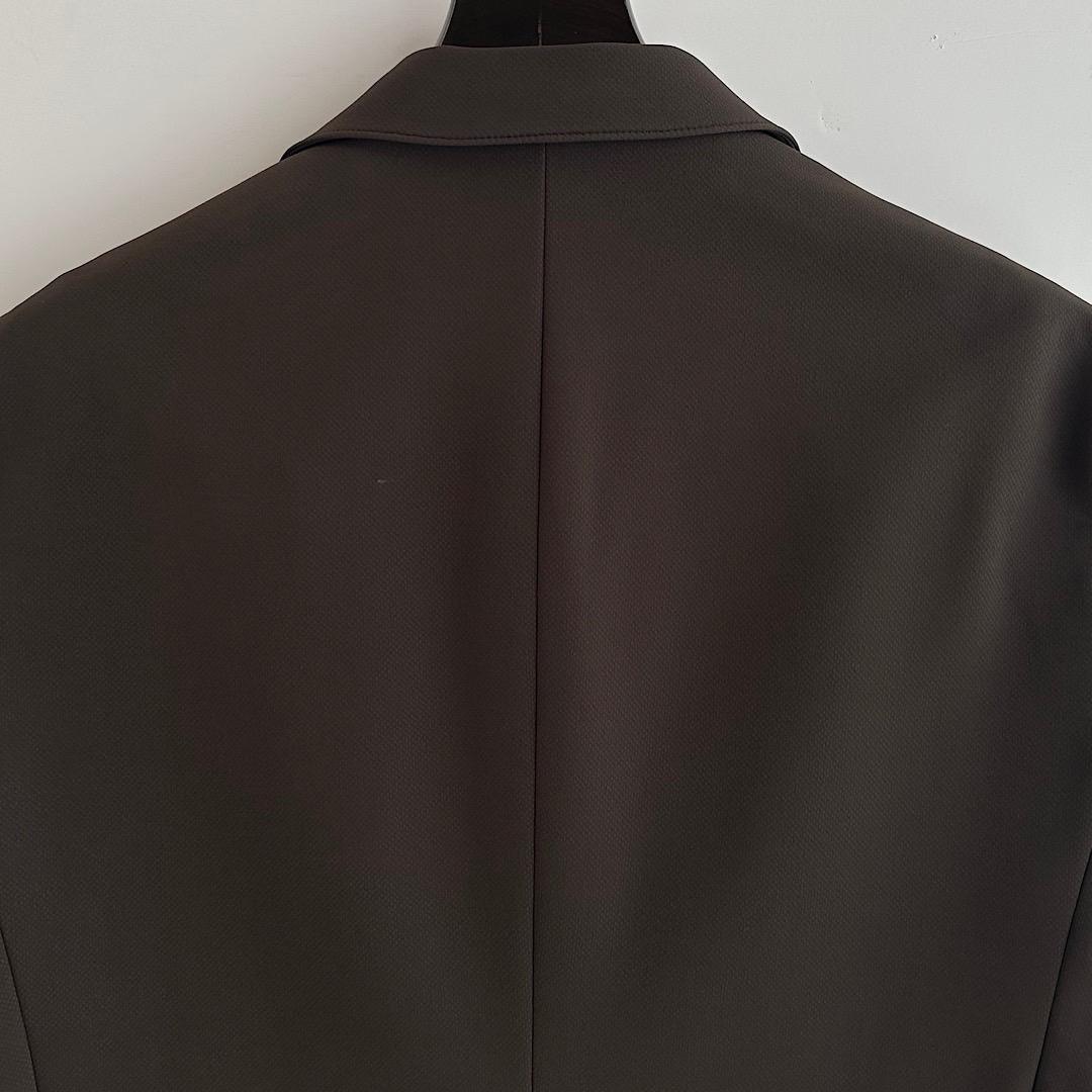 小訳 デサント ストレッチスーツ 撥水加工 茶 ブラウン A7