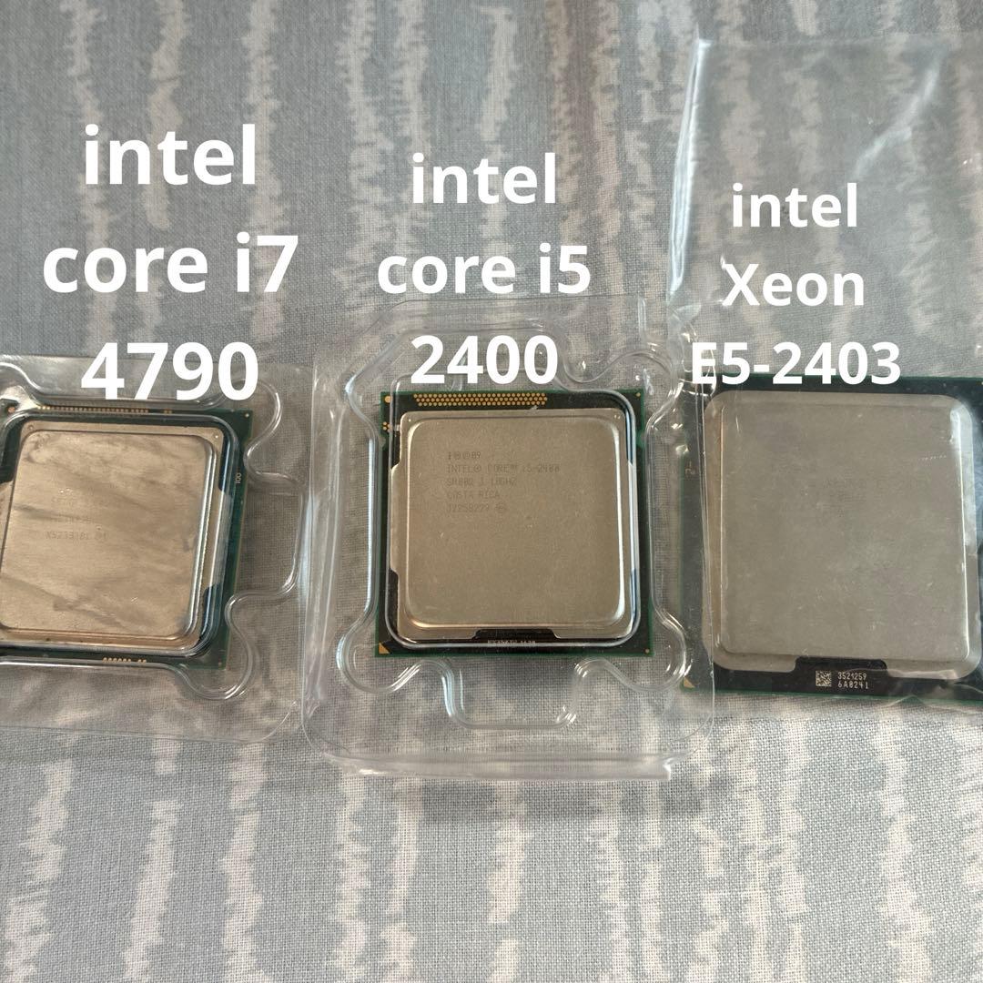 まとめ売り（バラ売り不可）intel CPU SATA3 8本 RAM2×4GB