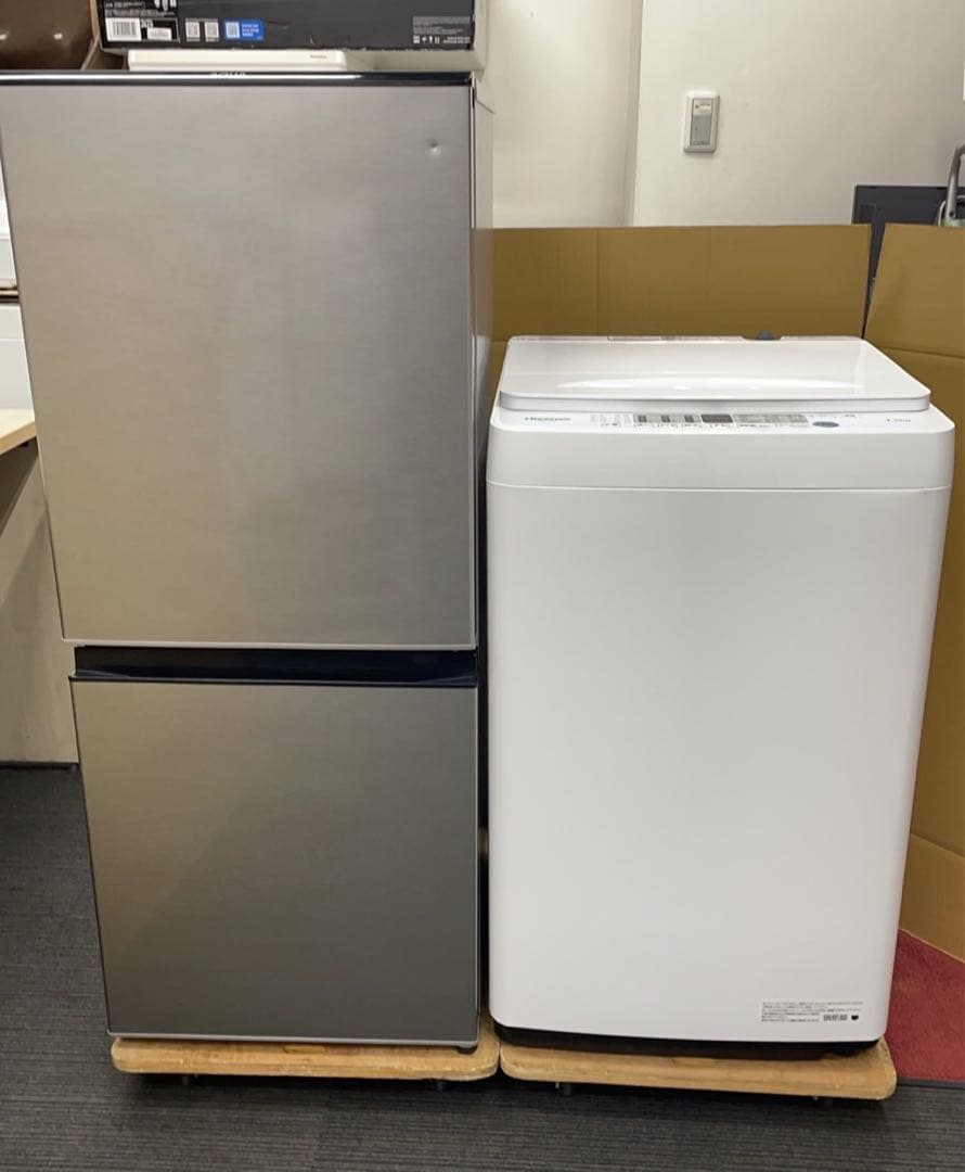 ★名古屋市近郊送料無料！新生活一人暮らし家電2点セット冷蔵庫洗濯機