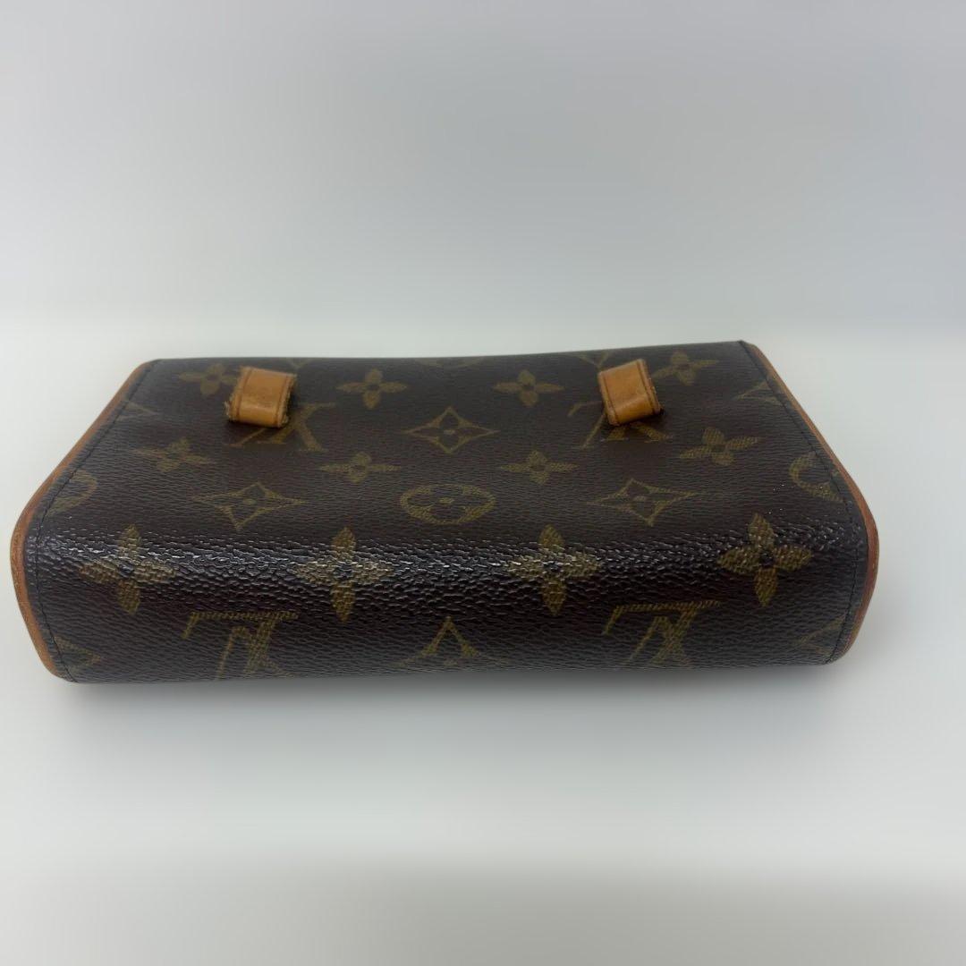 み*ず様 ルイヴィトン モノグラム ポシェット フロランティーヌ レザーベルト付