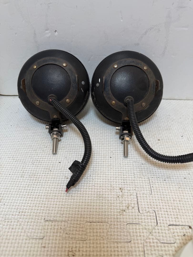 当時物デュアルカウル用CIBIEフォグランプ/ライトカバー付シビエ/検マーシャル