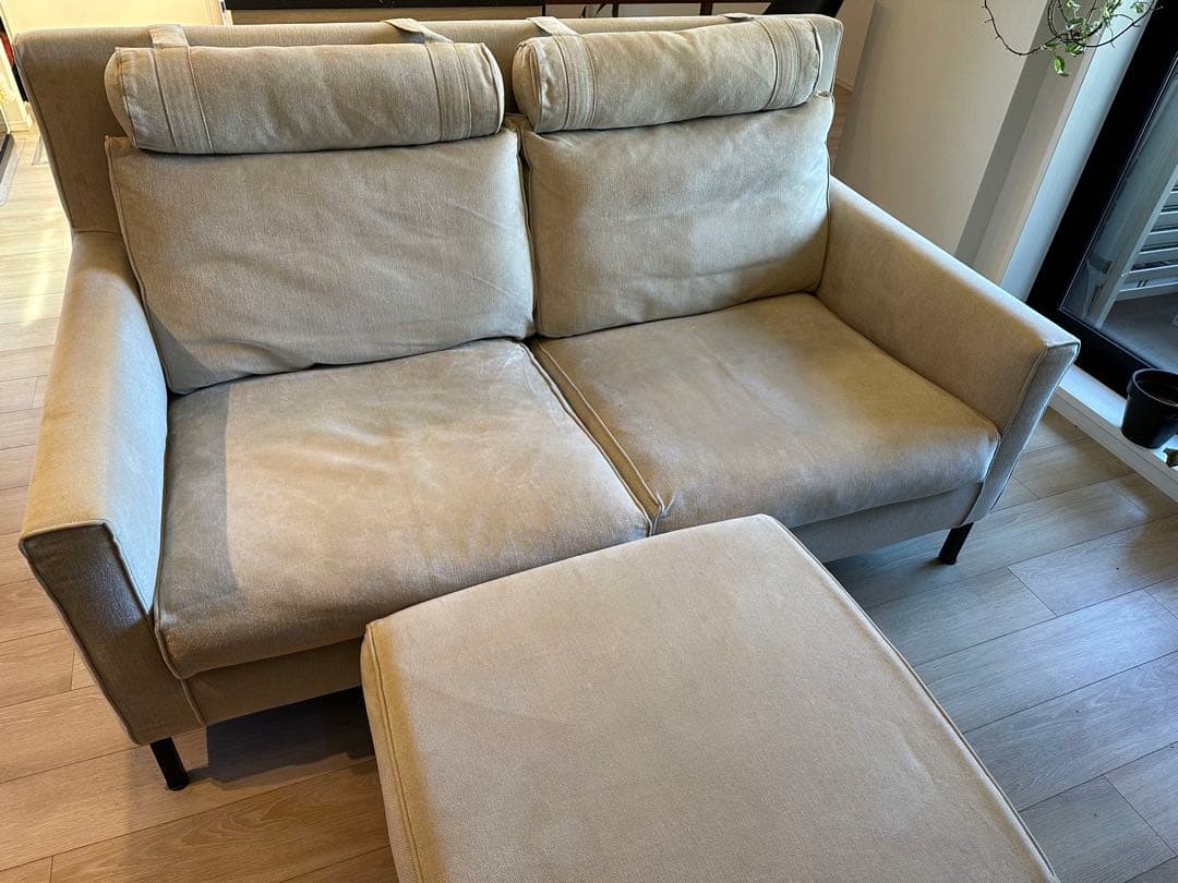 ⭐︎min⭐︎eilersenベージュ 2人掛けソファ