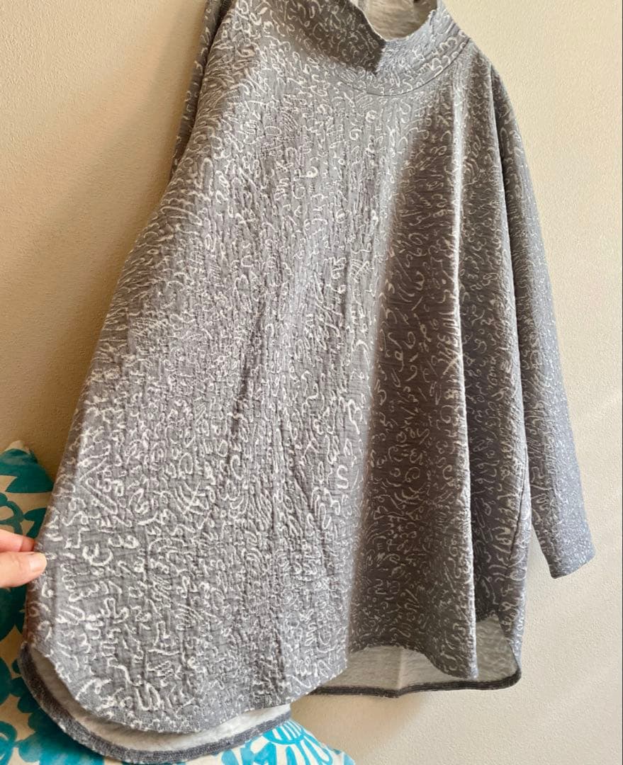 ヨーガンレール　23SS　未使用近　\"クルクル\"　ワイドプルオーバー　ババグーリ