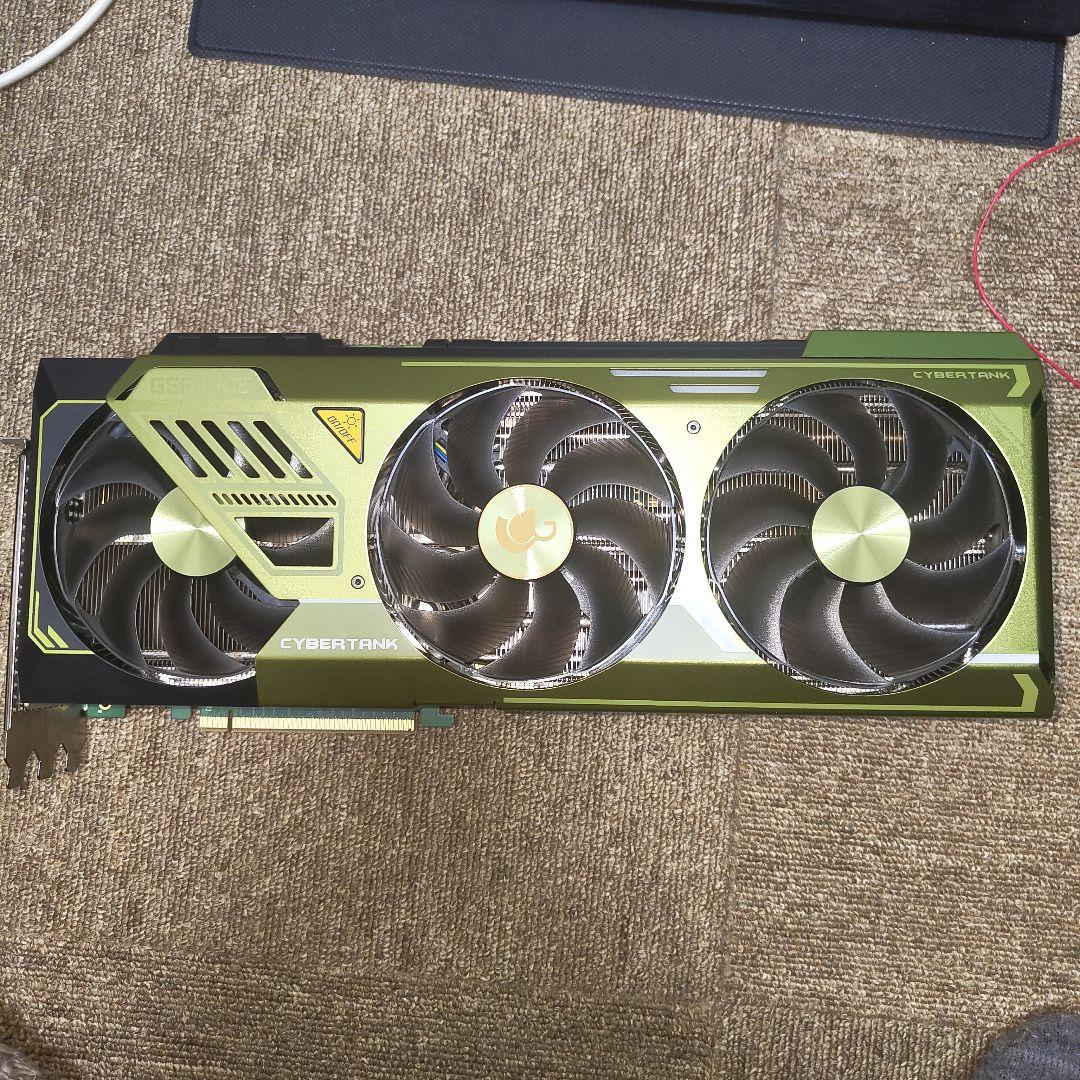 Tesla V100 32GB+SXM2→PCIE変換+RTX4090冷却機構