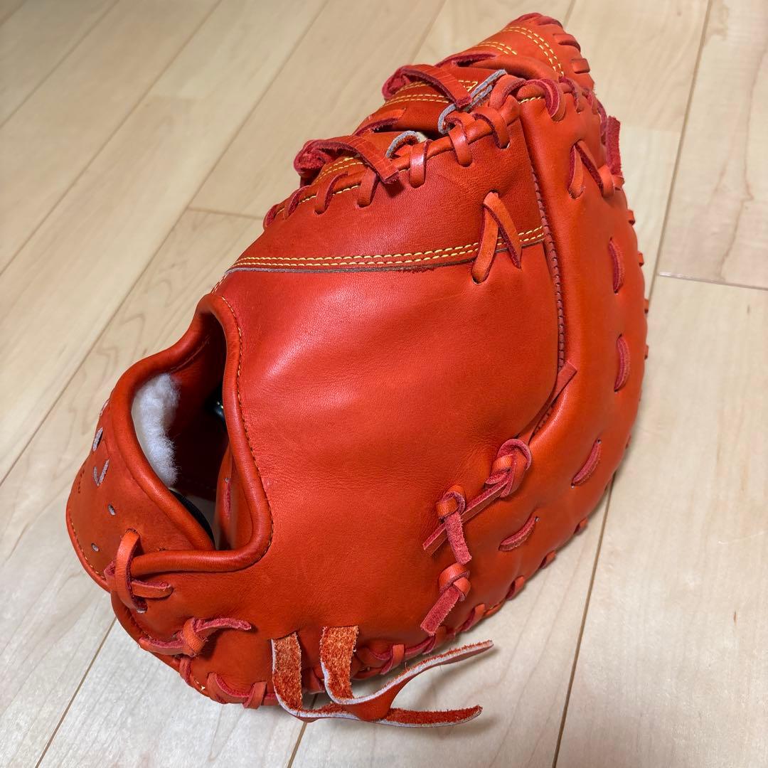 MizunoPro 軟式グローブ オレンジ（左利き用）