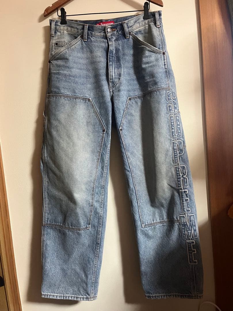 パンツ SupremeReflective Double Knee Pant Denim