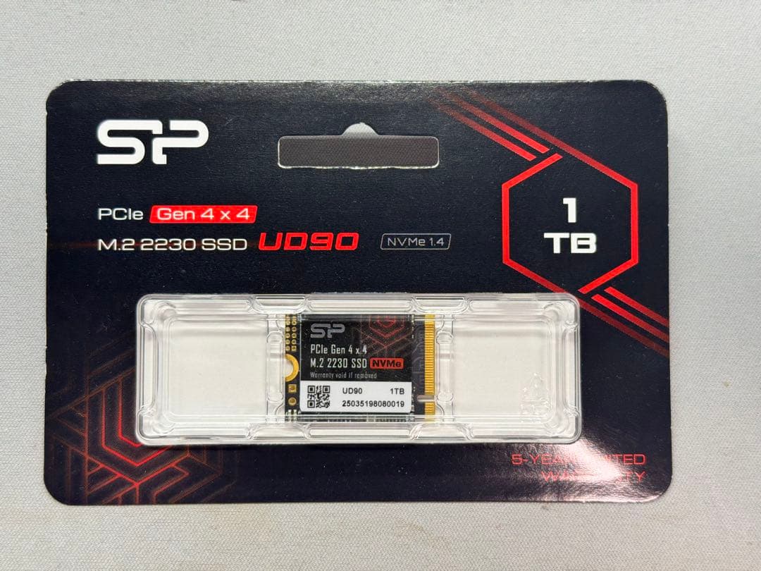 【新品未開封】シリコンパワー 1TB NVMe4.0 M.2 2230 SSD