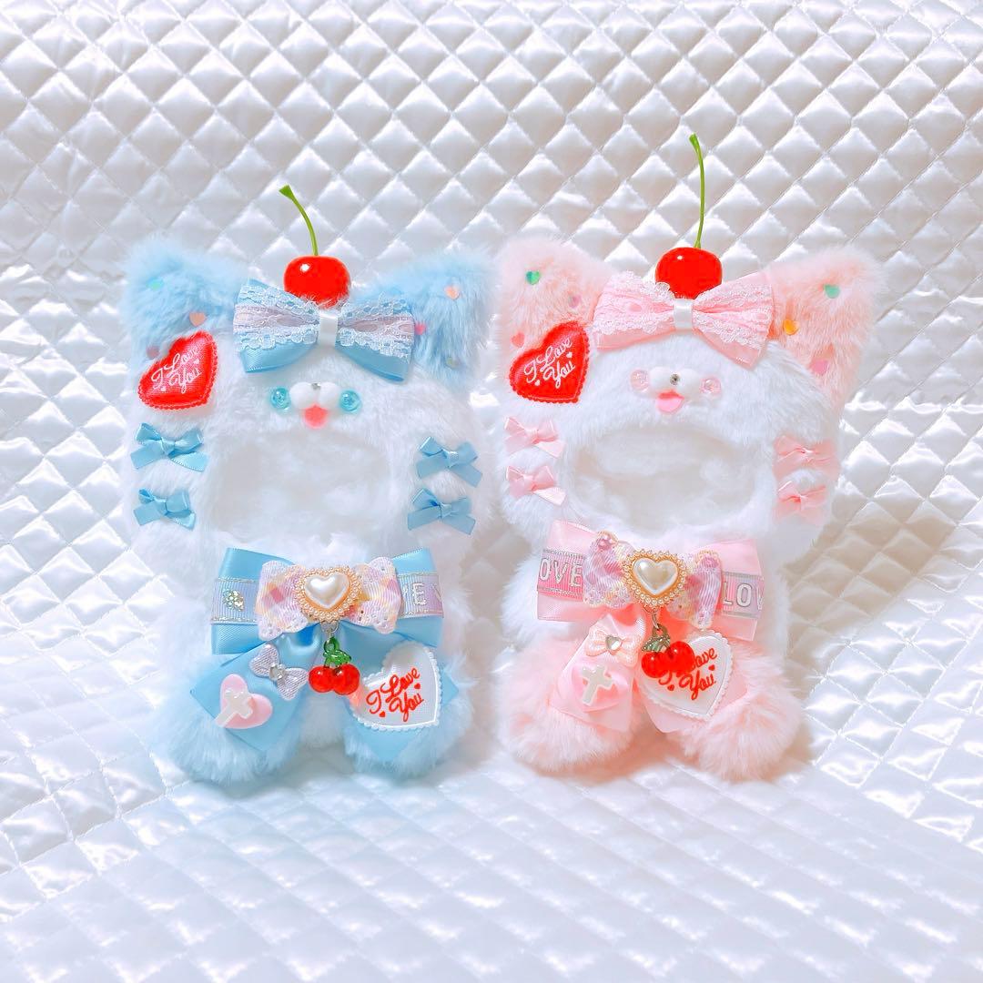 着ぐるみ ねこ おすわり ぬい服 12cm マスコット ちびぐるみ 215b