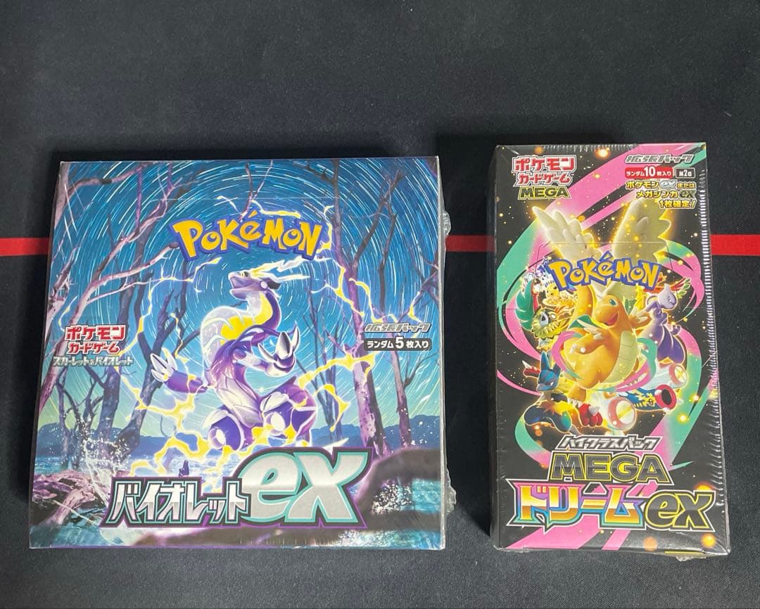 ポケモンカードバイオレットex BOX 未開封　メガドリームex シュリンク付