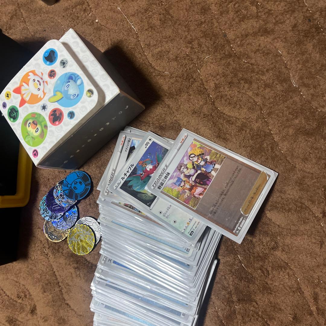 ポケモンカード、デッキとケース、ダメ缶、バトルシート、ポケモンカード収納ケース
