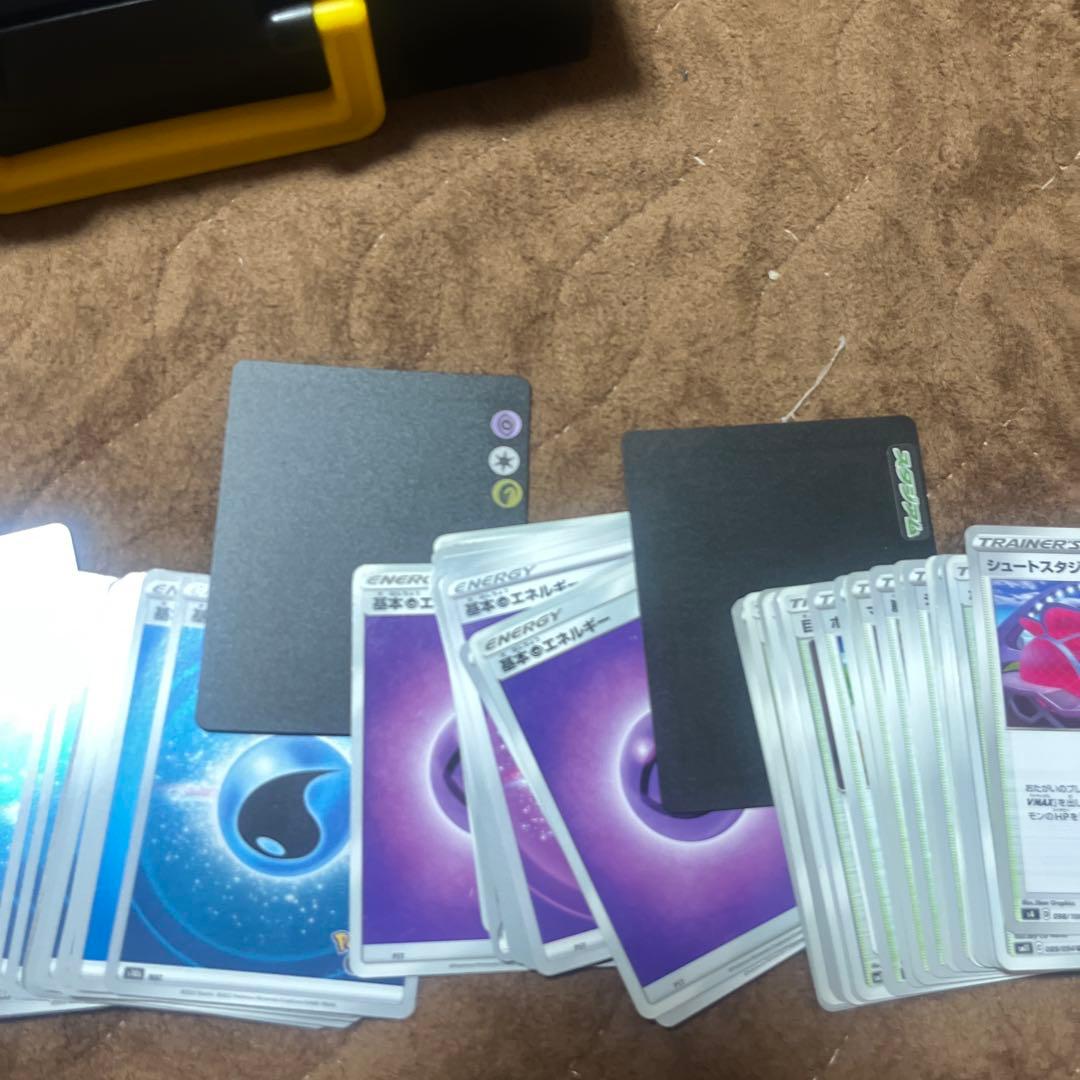 ポケモンカード、デッキとケース、ダメ缶、バトルシート、ポケモンカード収納ケース