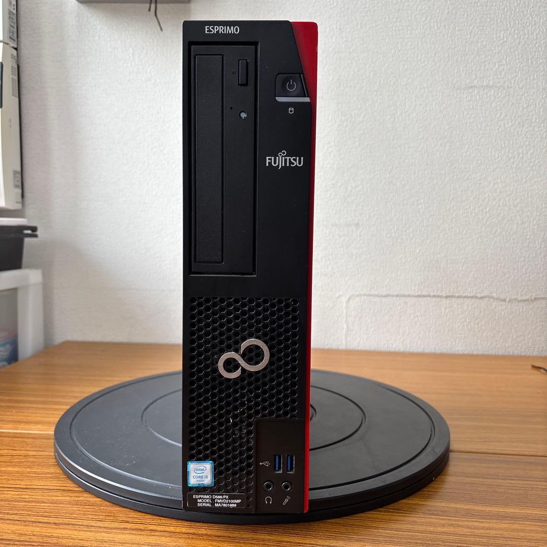 Fujitsu ESPRIMO デスクトップPC起動確認済み