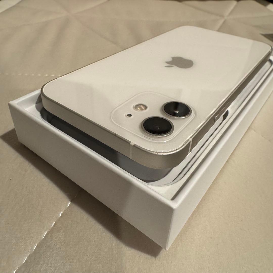 【付属品完備】Apple iPhone 12 ホワイト 64GB SIMフリー