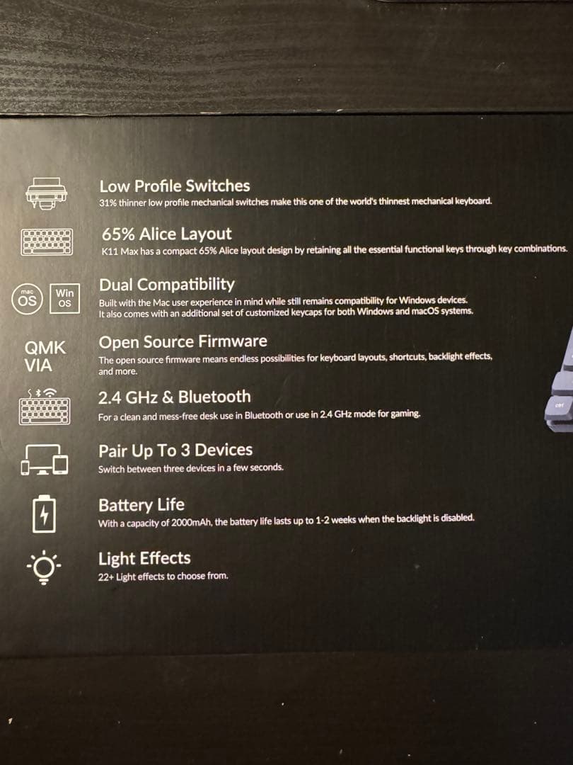 キーボード Keychron K11 Max