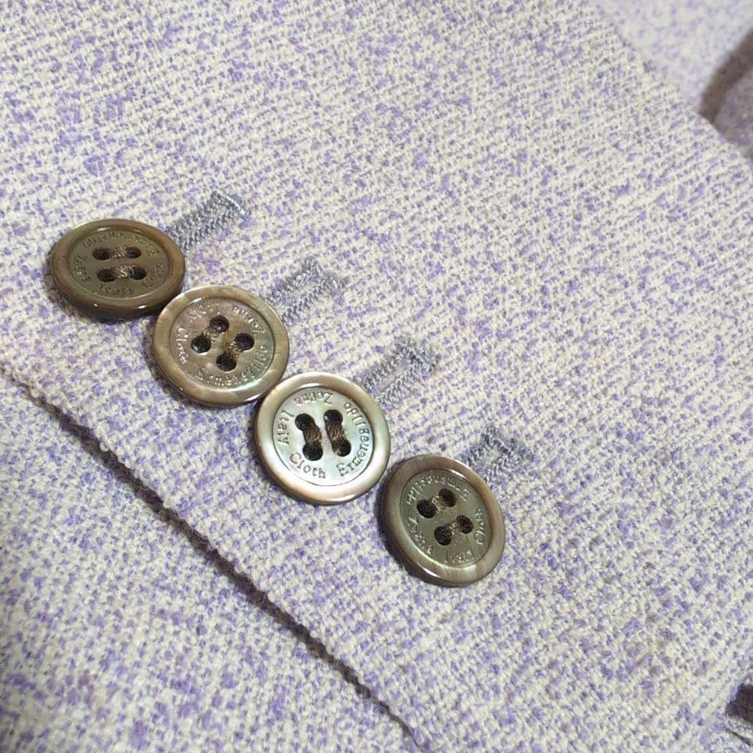 Ermenegildo Zegna 赤タグ テーラードジャケットメランジパープル