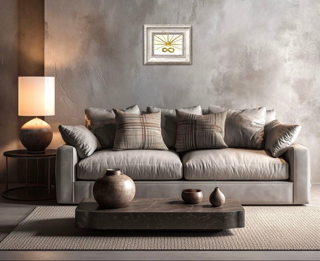 開運絵画　龍神様　宝珠　観音様の手　インフィニティ　ダイヤモンド富士　金箔