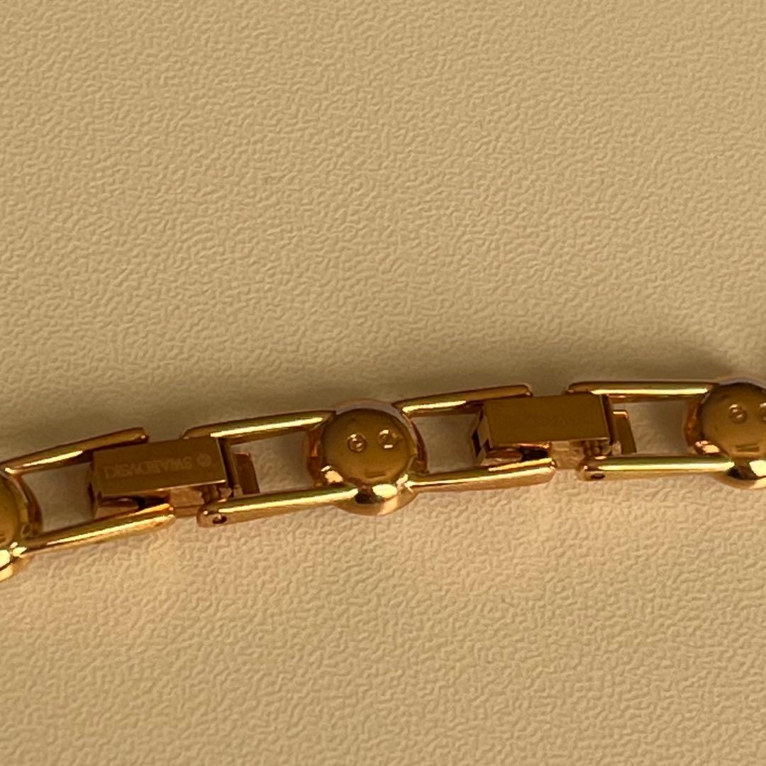 swarovski Una Angelic ネックレス　ラウンドカット ゴールド