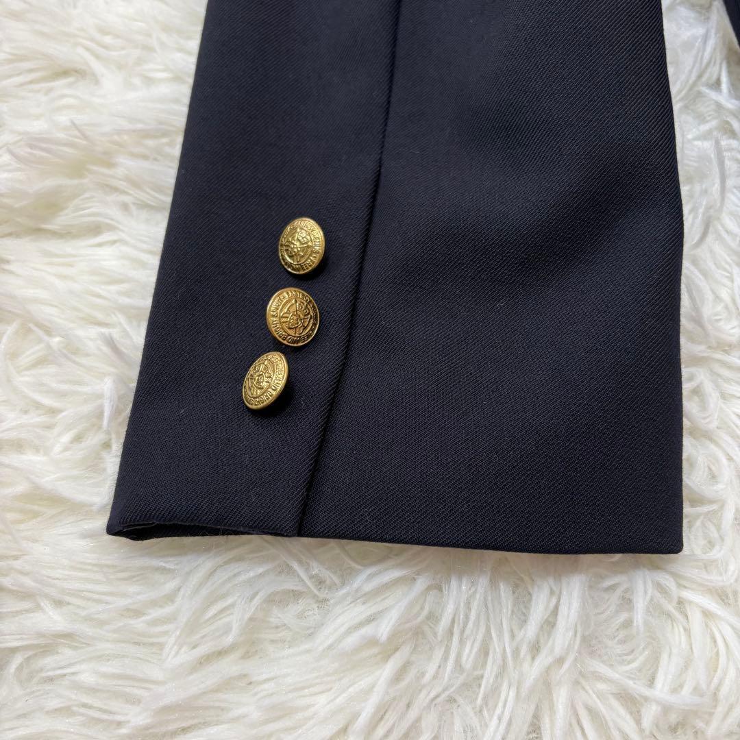 高級　美品　EASTBOY ヴィーナス　紺ブレ　ワッペン　金ボタン　ジャケット