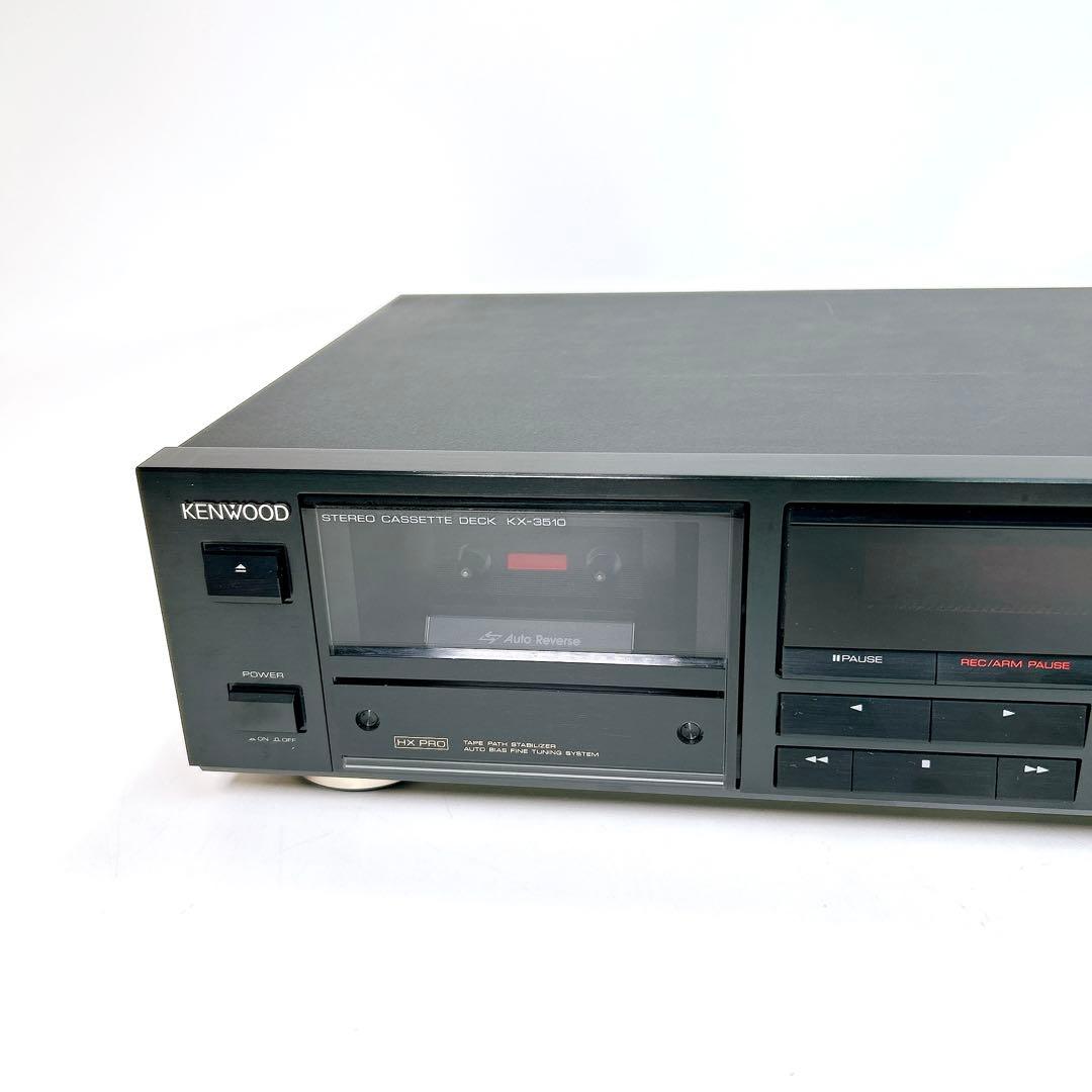 【美品】KENWOOD カセットデッキ KX-3510 希少