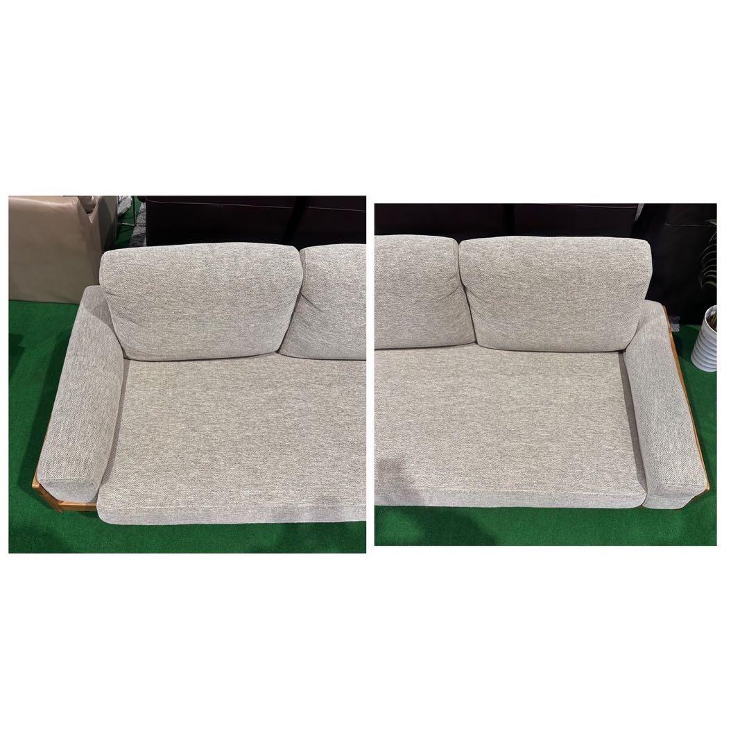 unico カバーリングソファ 3人掛け TREL ナチュラル 家具 Z136