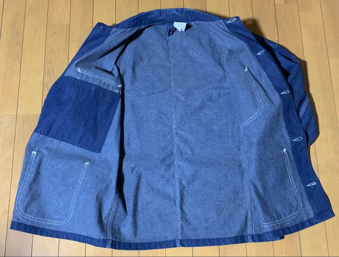 90s usa製 カーハート デニム カバーオール 濃紺