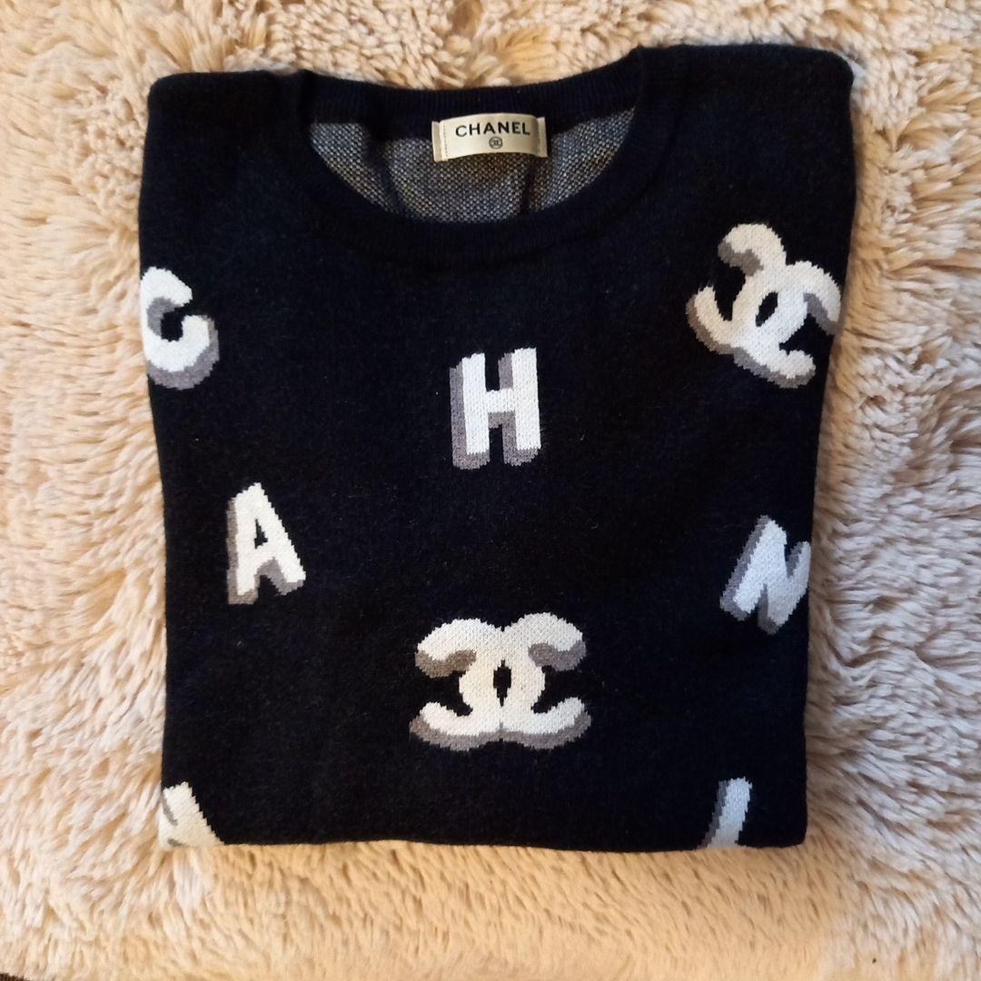 シャネル♡ロゴ♡ブラック♡ノベルティセーター♡1点のみ
