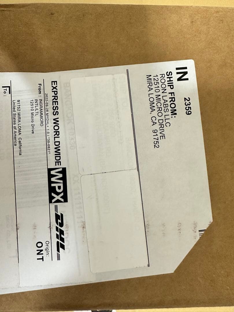 ★未使用品　Roon社 Nucleus+ Rev.B ミュージックサーバー