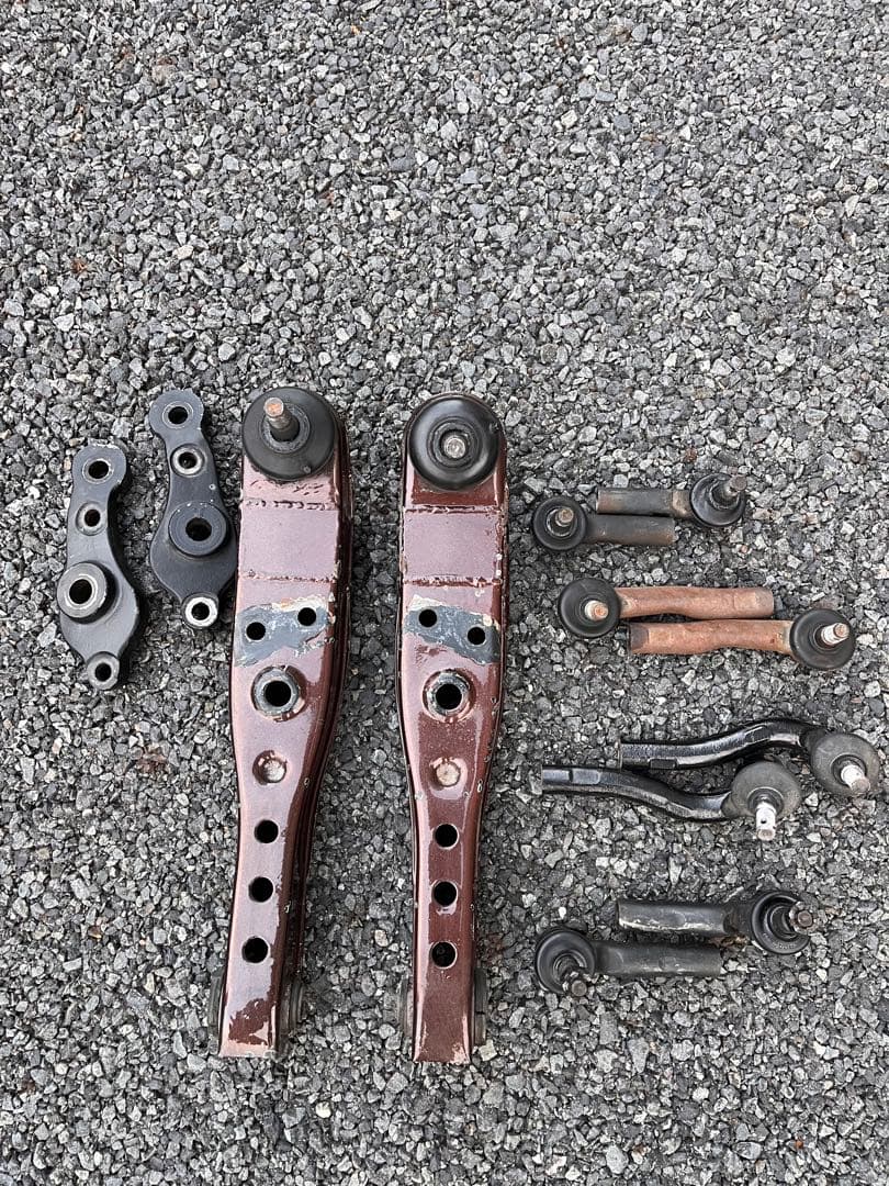 jzx81 gx81 50mm延長ロアアーム　ナックル　jzxタイロッド