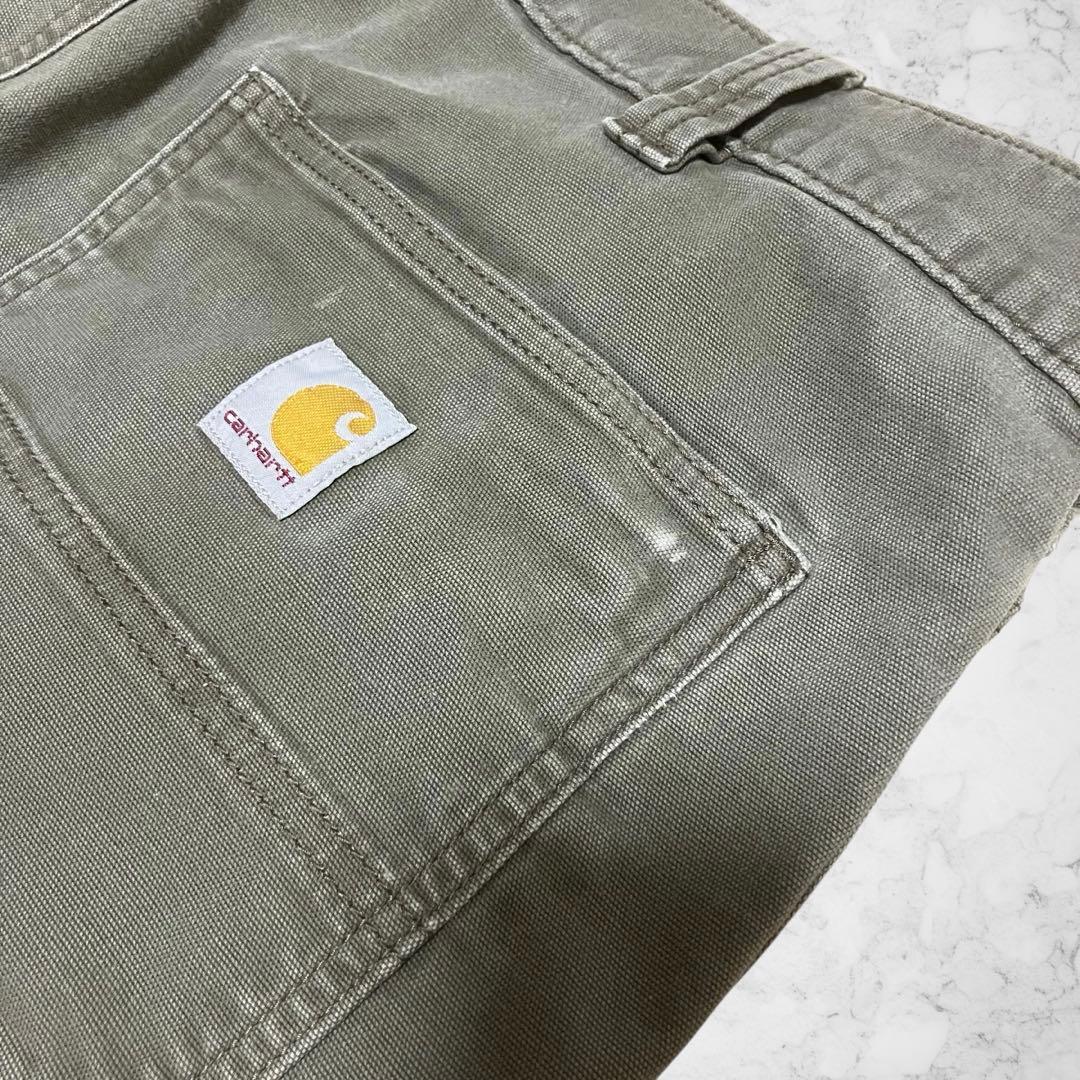 な*せ様 carhartt ダブルニー　ワークパンツ　リラックスフィット　オリー