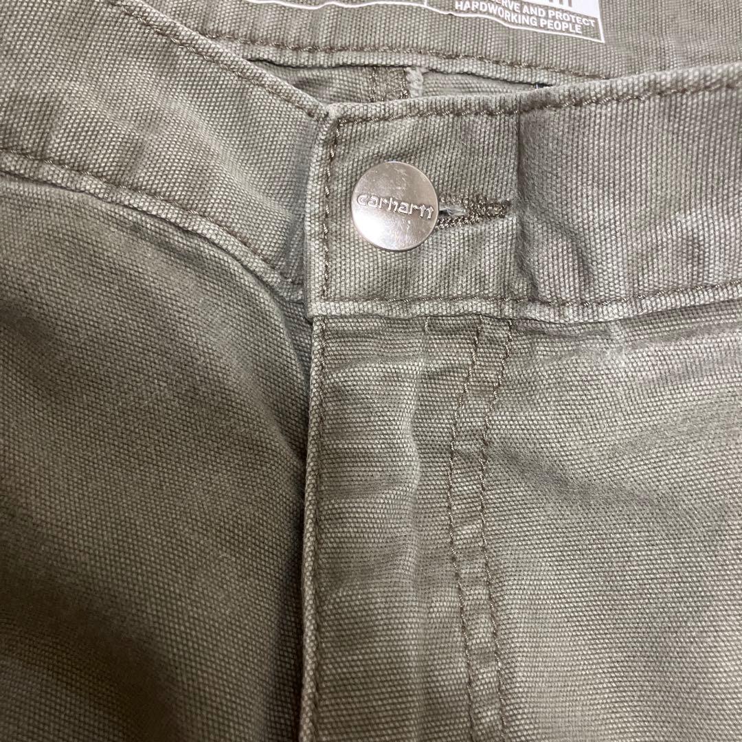な*せ様 carhartt ダブルニー　ワークパンツ　リラックスフィット　オリー