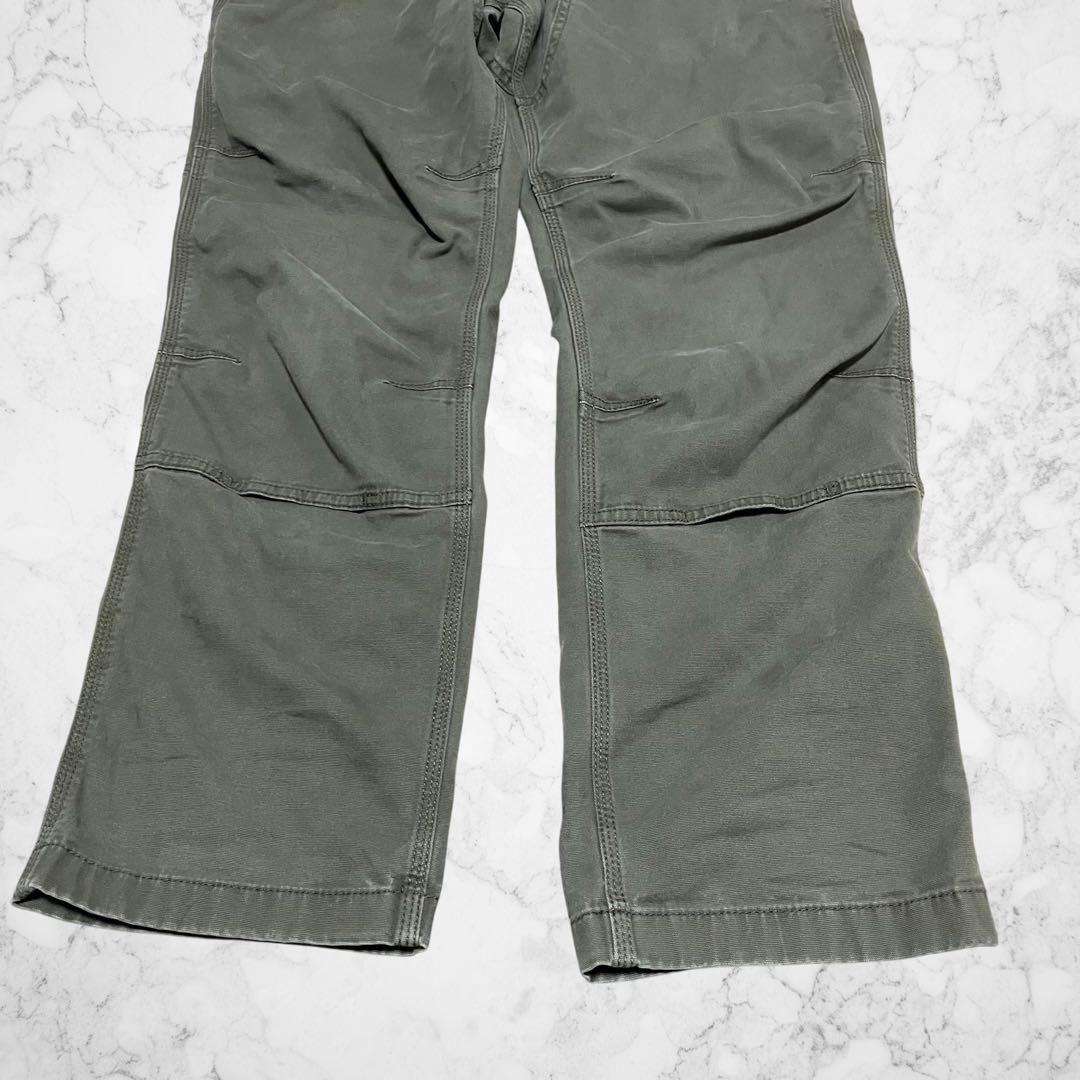 な*せ様 carhartt ダブルニー　ワークパンツ　リラックスフィット　オリー