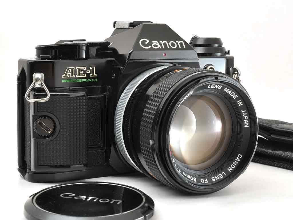 キヤノン AE-1 PROGRAM ブラック FD 50 f1.4 SSC 動確
