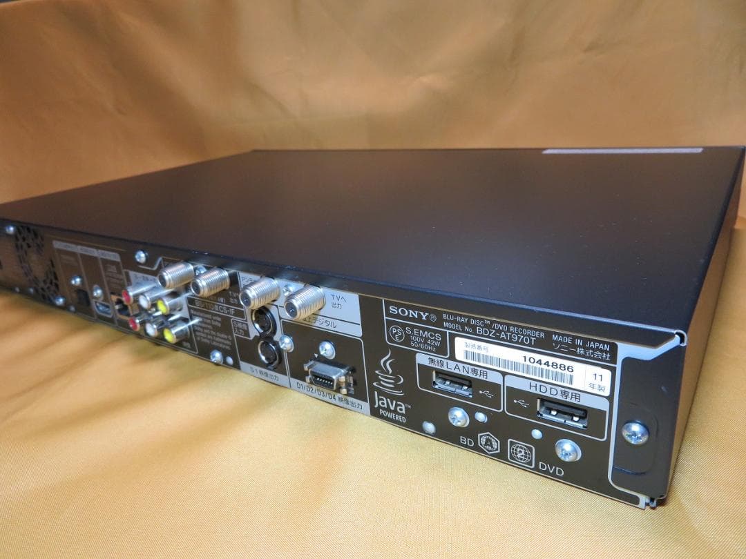 BDZ-AT970T HDD 2TB 増量換装済/ S映像入出力端子有