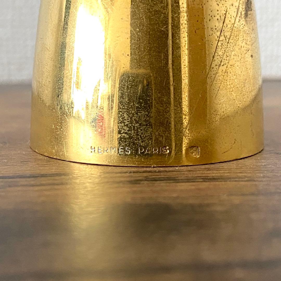 HERMS エルメス 真鍮 テーブルベル 馬モチーフ ヴィンテージ 卓上ベル