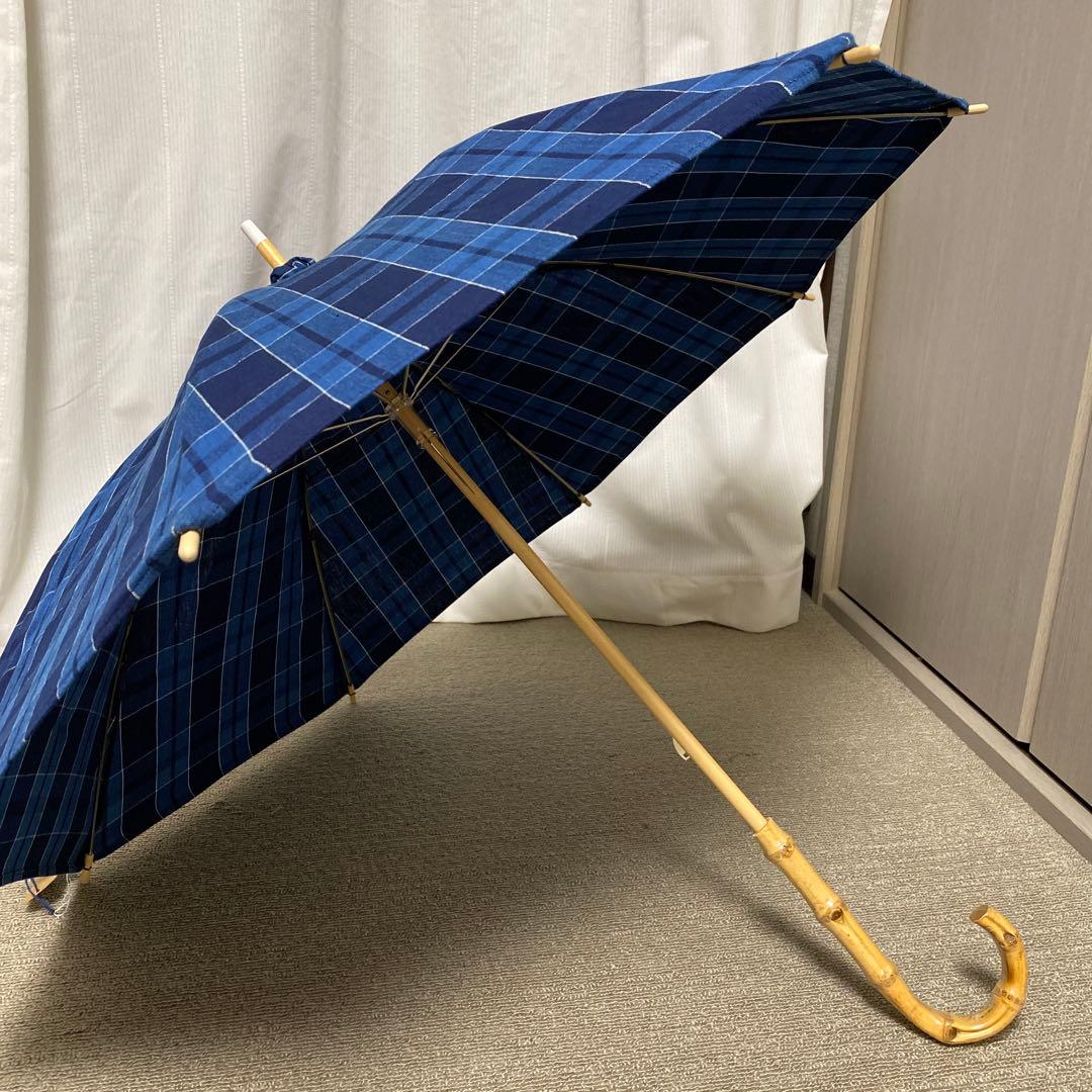 ハンドメイド日傘　松阪木綿