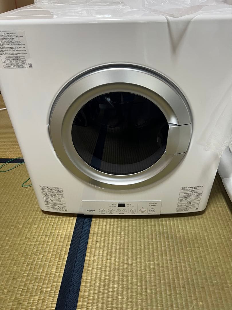 【極美品】Rinnai RDT-80 ガス衣類乾燥機 乾太くん 8kgLPガス②