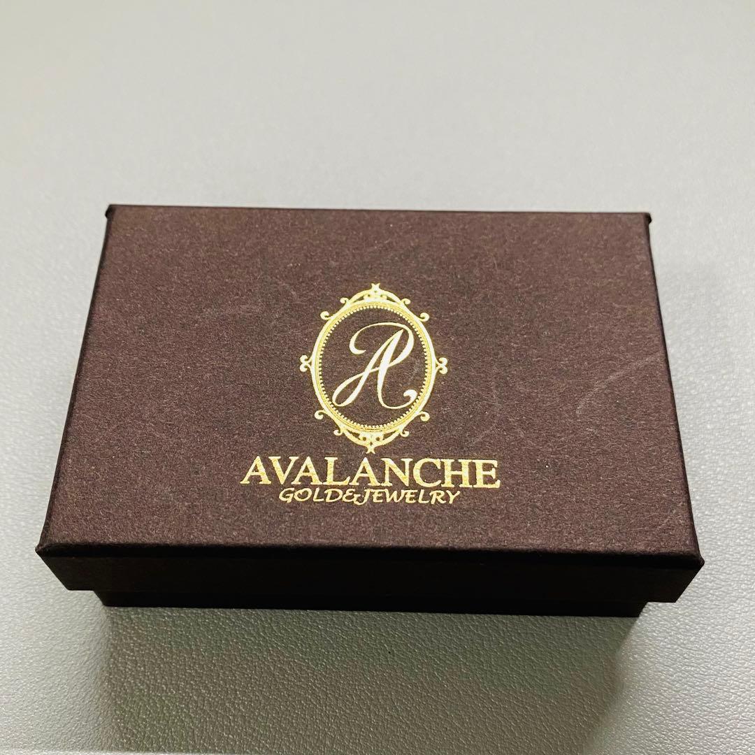 AVALANCHE 10Kホワイトゴールド ピアス 11mm 両耳 フープピアス