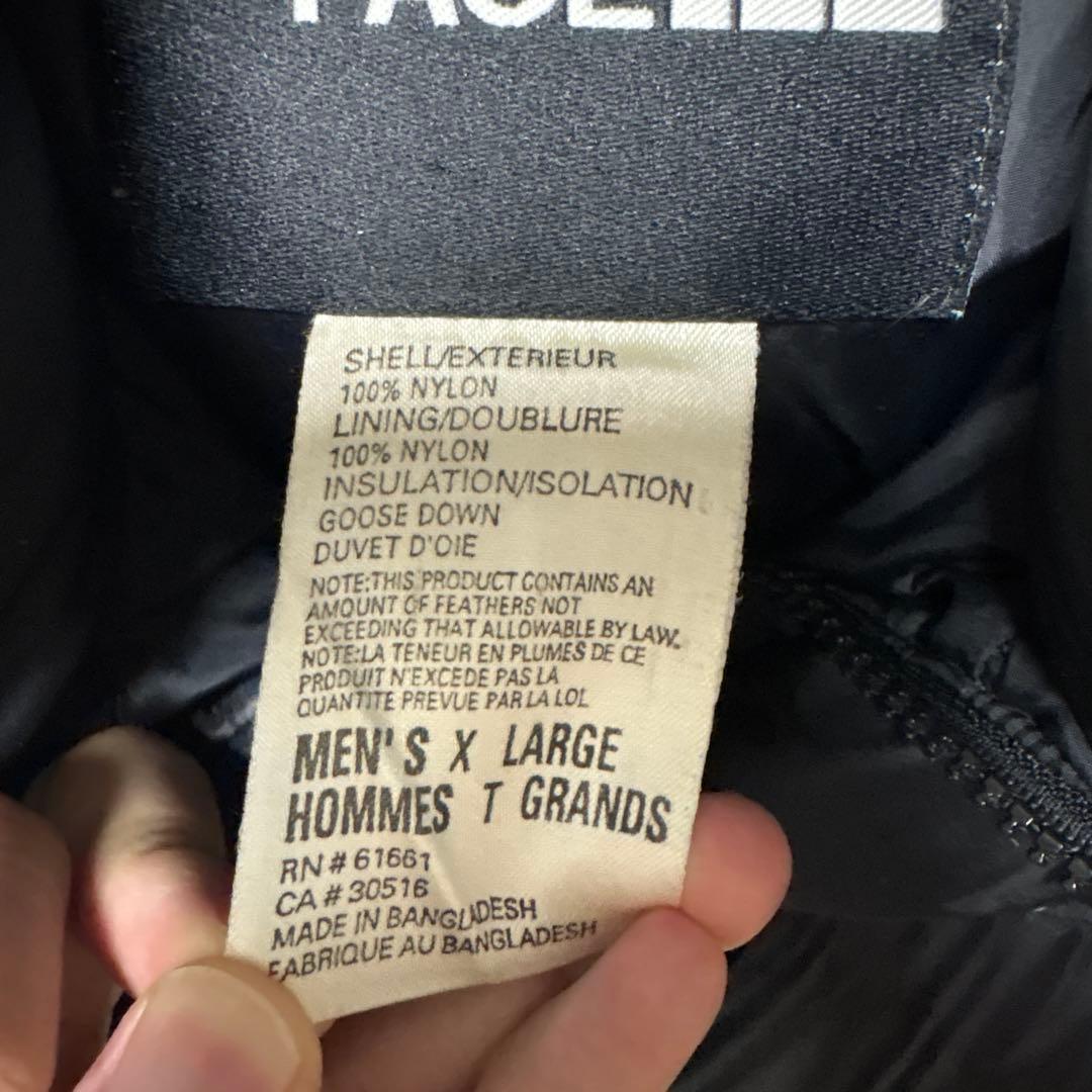 The North Face ヌプシ ダウンジャケット 黒 XLサイズ 正規品