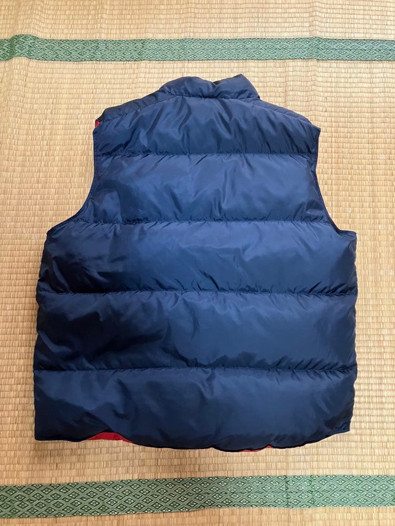 チャーリー　ラルフローレン　Lサイズ　リバーシブルダウンベスト