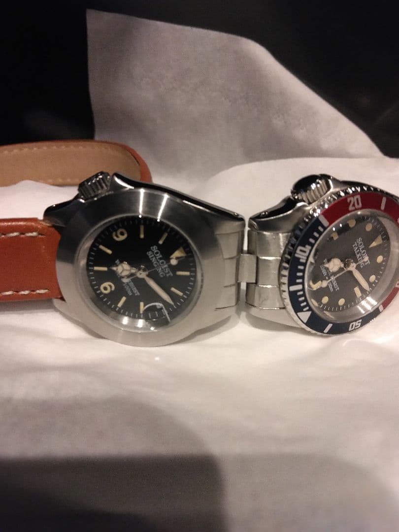 ソロイスト　ダブルフェイス　時計