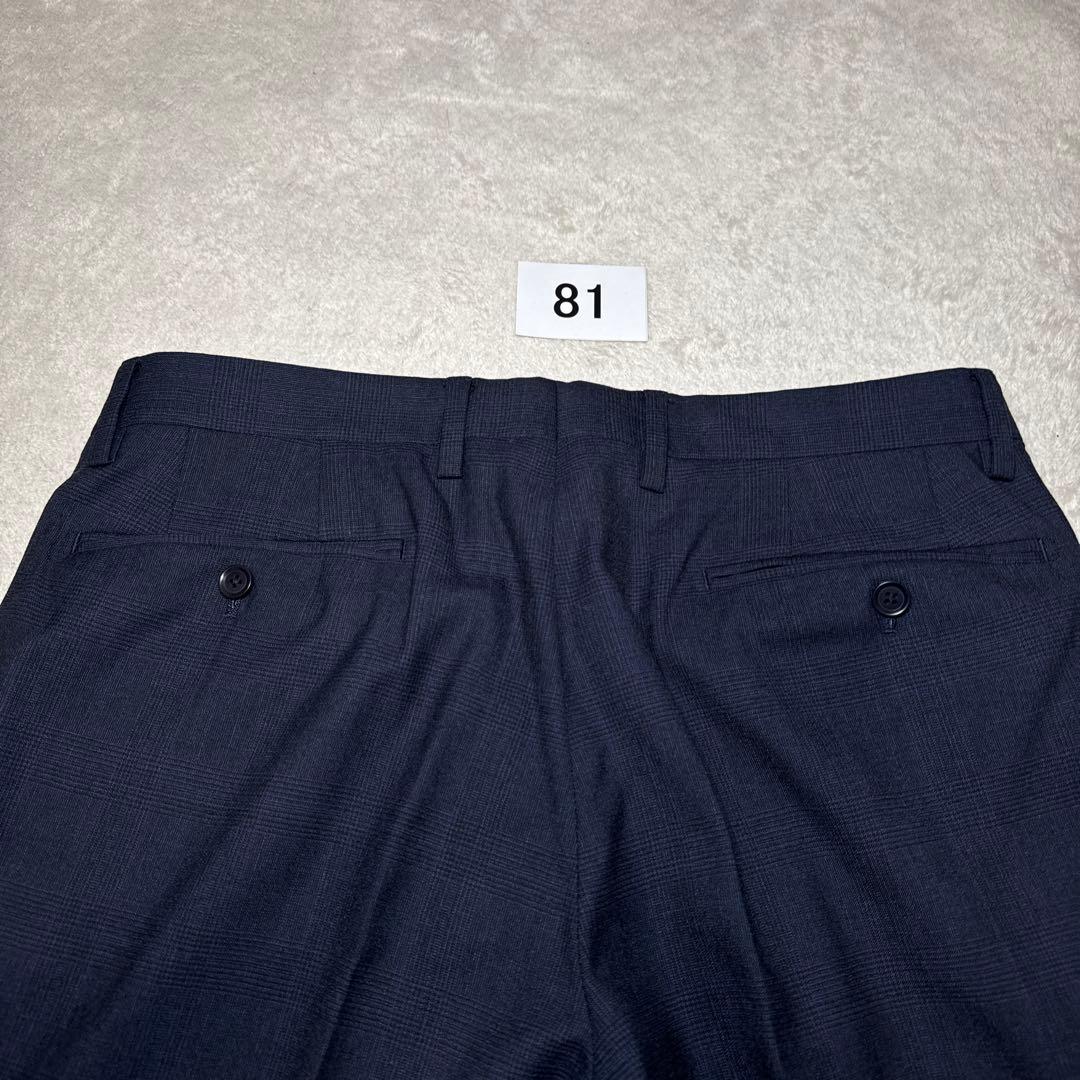 81 未使用　グリーンレーベル　スーツ　ネイビー　46 M 80 STRONA