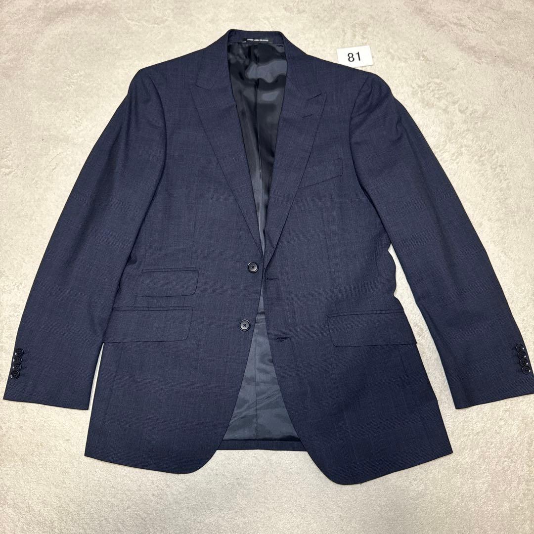 81 未使用　グリーンレーベル　スーツ　ネイビー　46 M 80 STRONA
