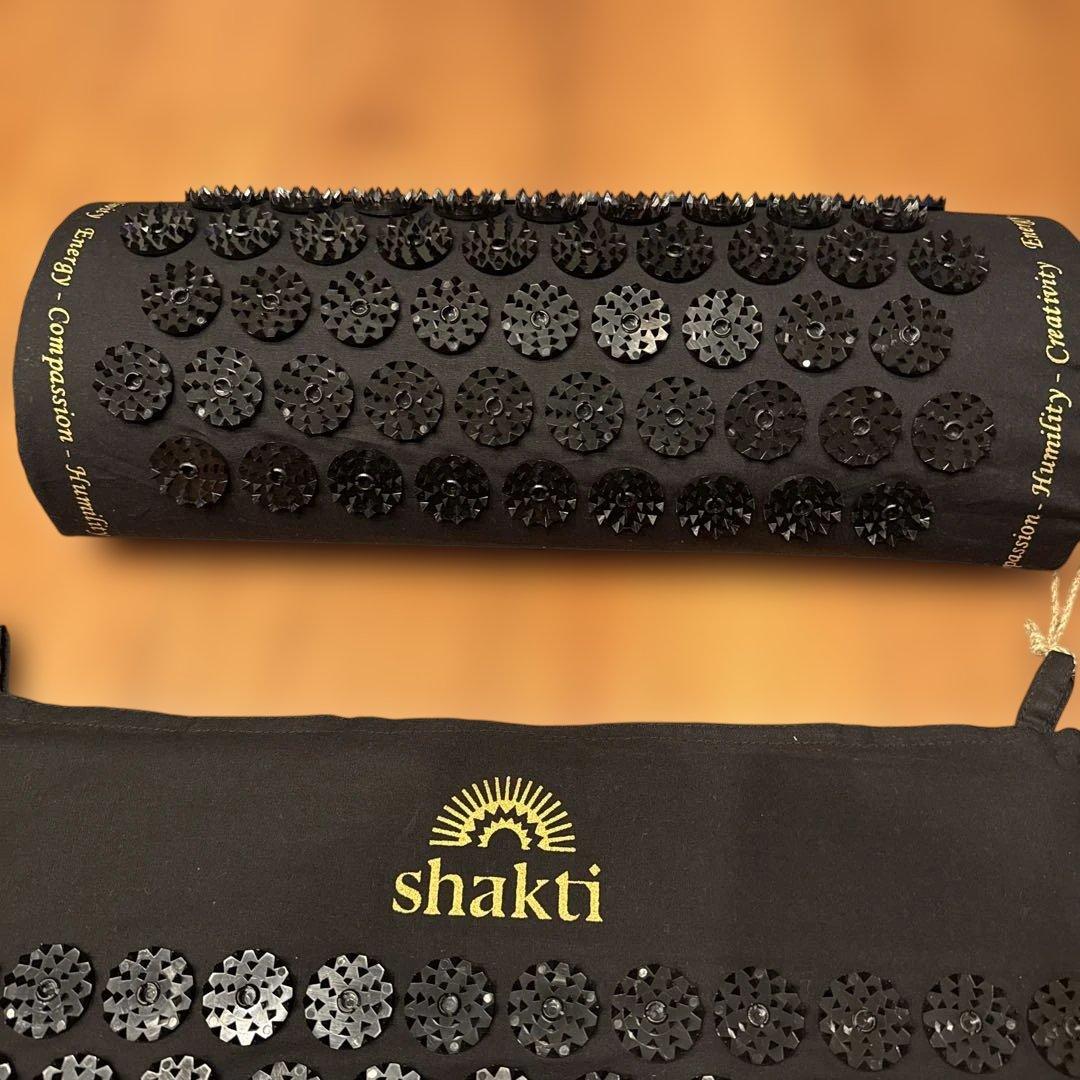 シャクティマット 正規品 黒 マット&ピローセット