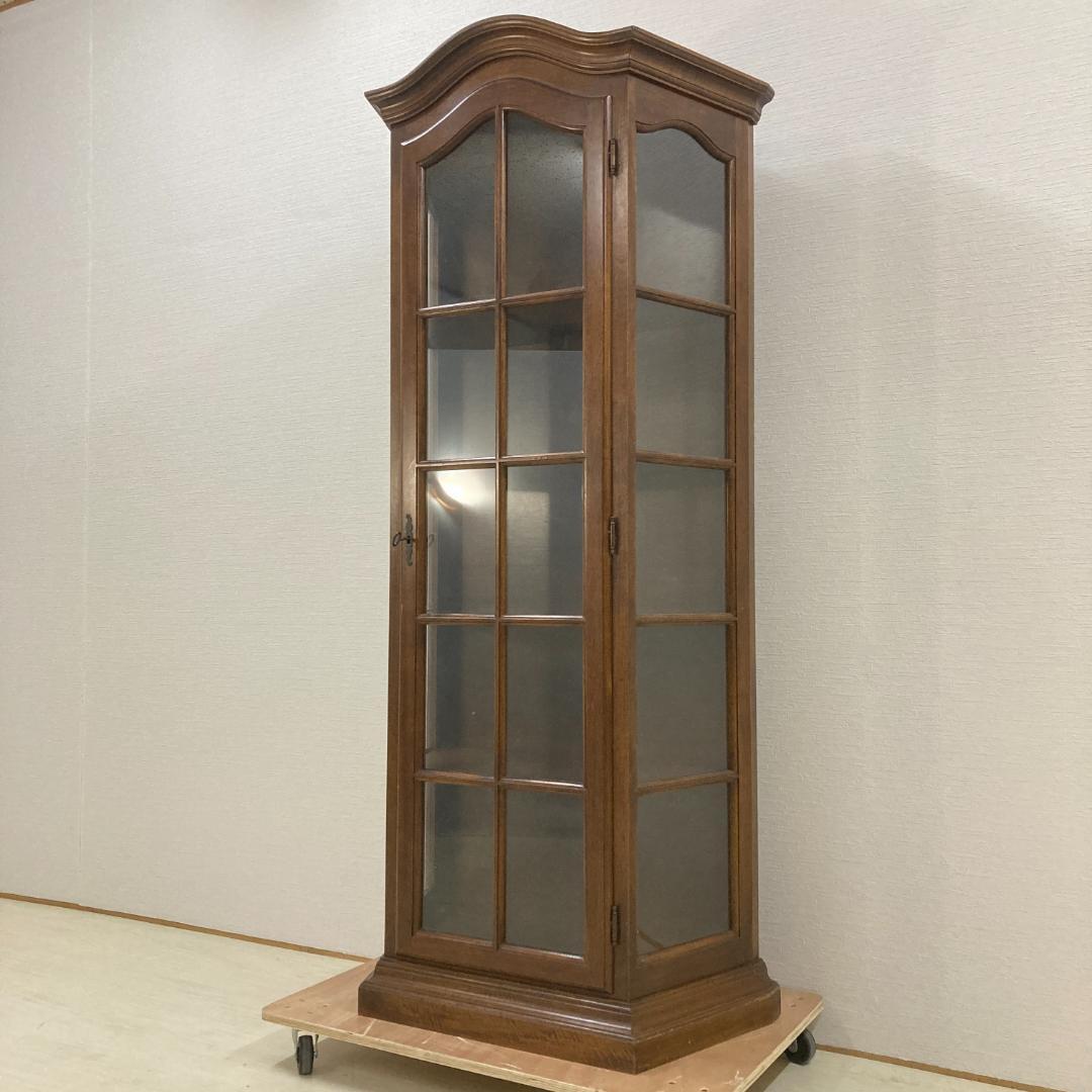 アンティーク キュリオケース 飾り棚 ショーケース キャビネット