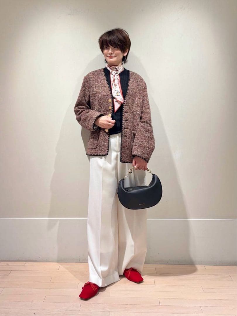 今季　MACPHEE スライバージャージー Vカラージャケット