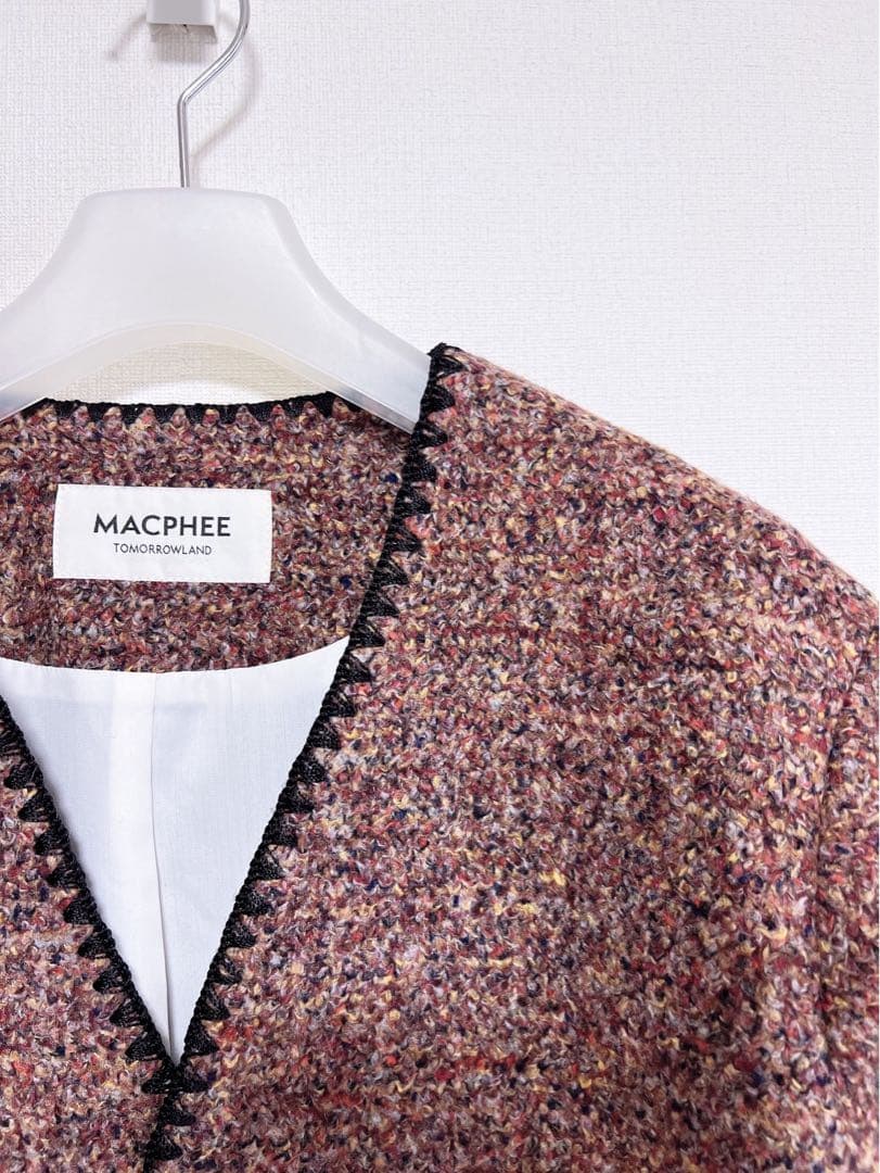 今季　MACPHEE スライバージャージー Vカラージャケット